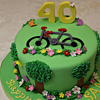 Bicycle Birthday Cake