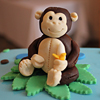 Monkey Cake Topper