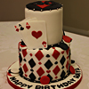 Poker Birthday Cake
