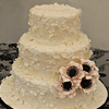 Anemone Petal Wedding Cake