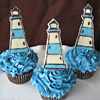 Lighthouse Cupcakes