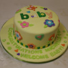 Cute as a Button Baby Shower Cake