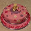 Girl's Baby Shower Cake