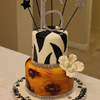 Glamourous Animal Print Cake