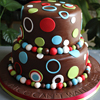 Polkadot Baby Shower Cake