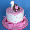 Teddy Bear 1st Birthday Cake
