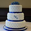 Monogram Wedding Cake