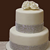 Rhinestone Wedding Cake